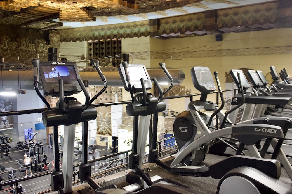 Treadmills and cardio machines at TGLA gym in Huntington Park, CA